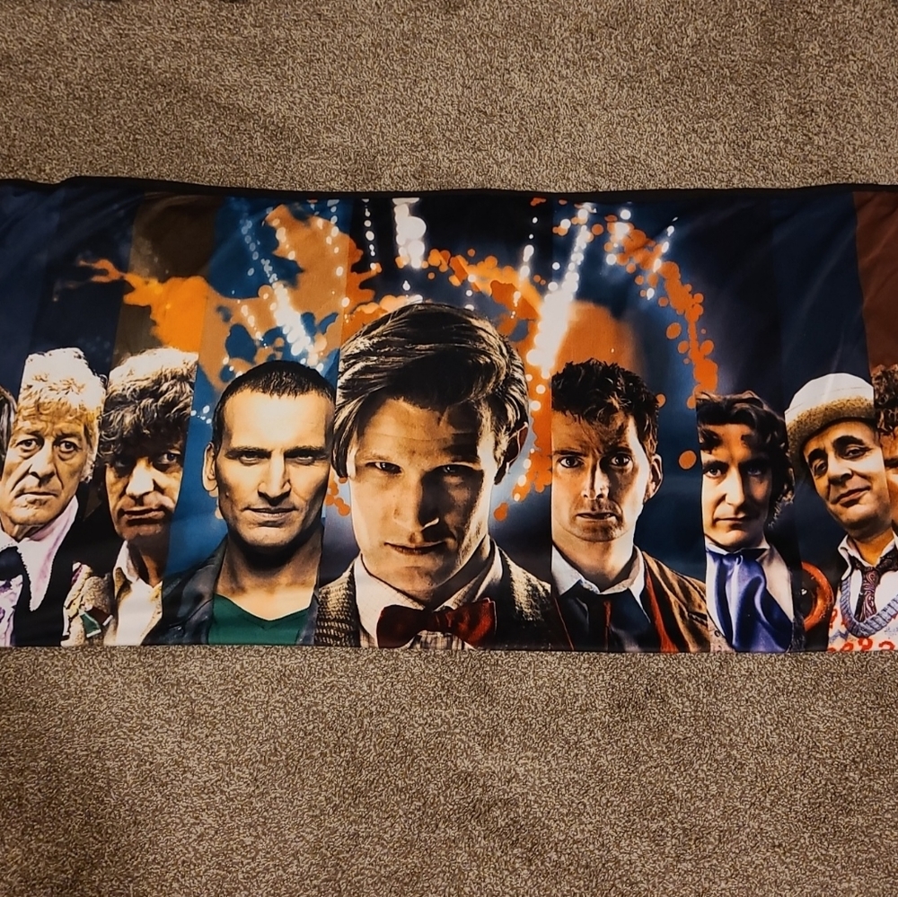 Doctor Who Fleece Throw Blanket 50×60" Movie 90s Entertain